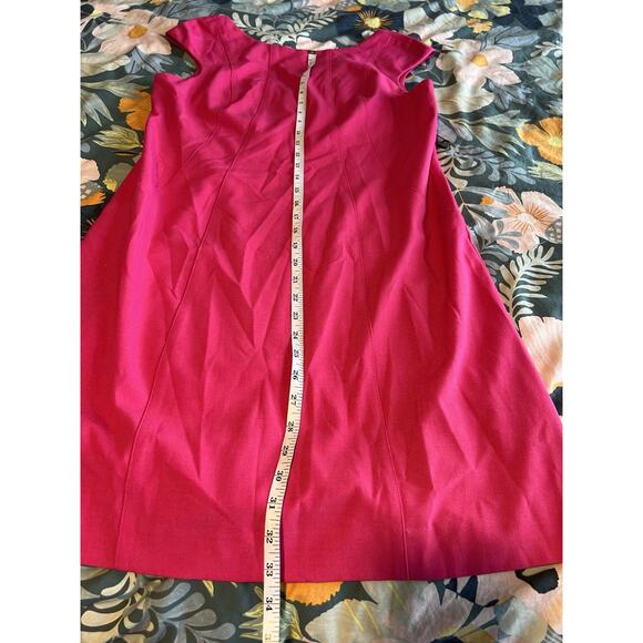 Vince Camuto Size 10 Women's Dress Fuchsia NWT Zippered Back Sheath Dress $128 - Picture 8 of 9